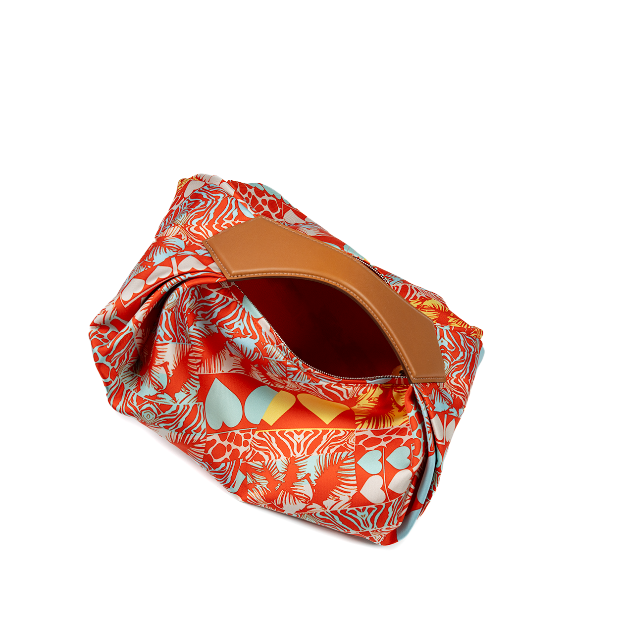 Hermès Balusoie Silky Capucine / Bleu Zéphyr / Nature