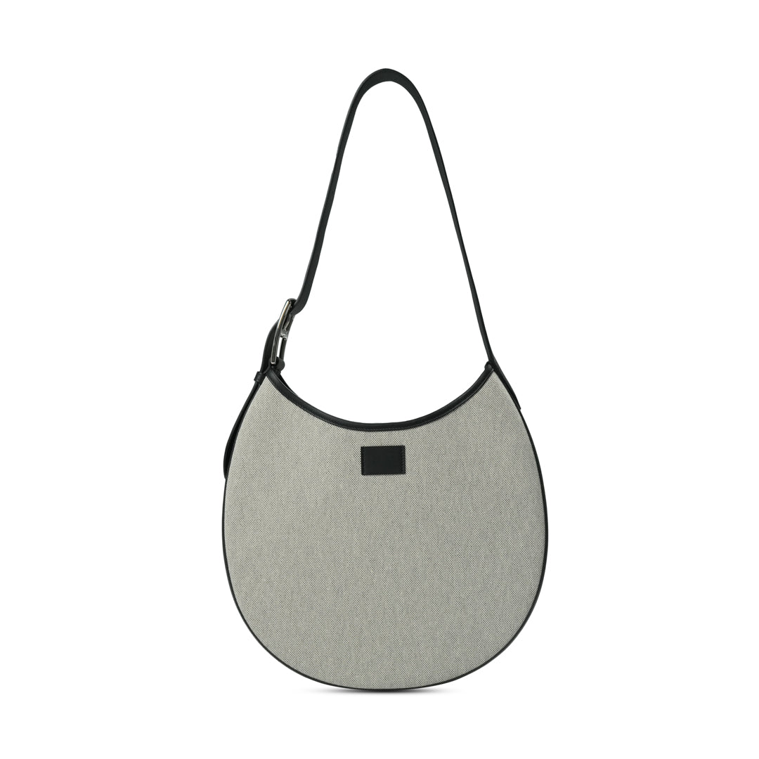 Hermès Arcon Bag Toile H / Swift Écru-Noir / Noir
