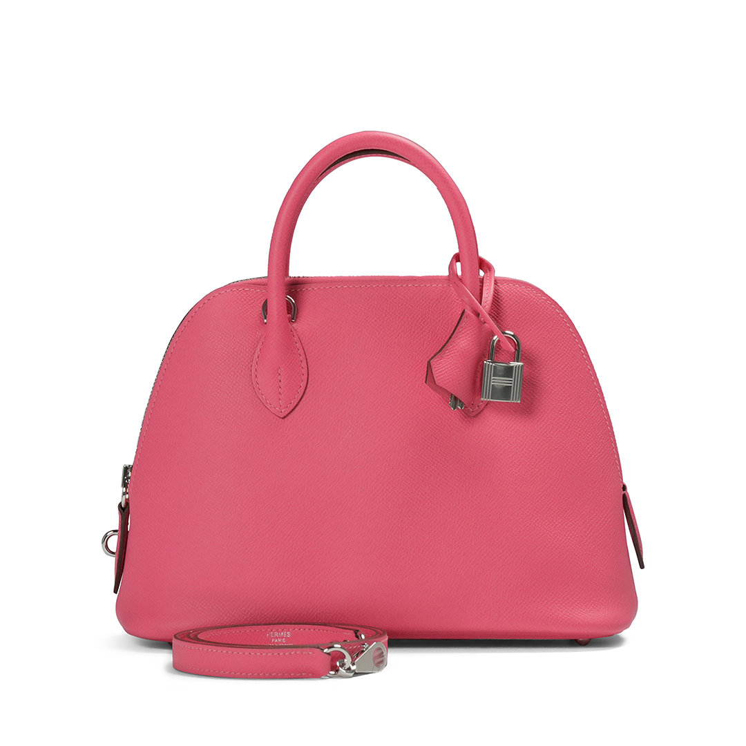 Hermès Bolide 25 1923 Epsom Rose Azalée -2024