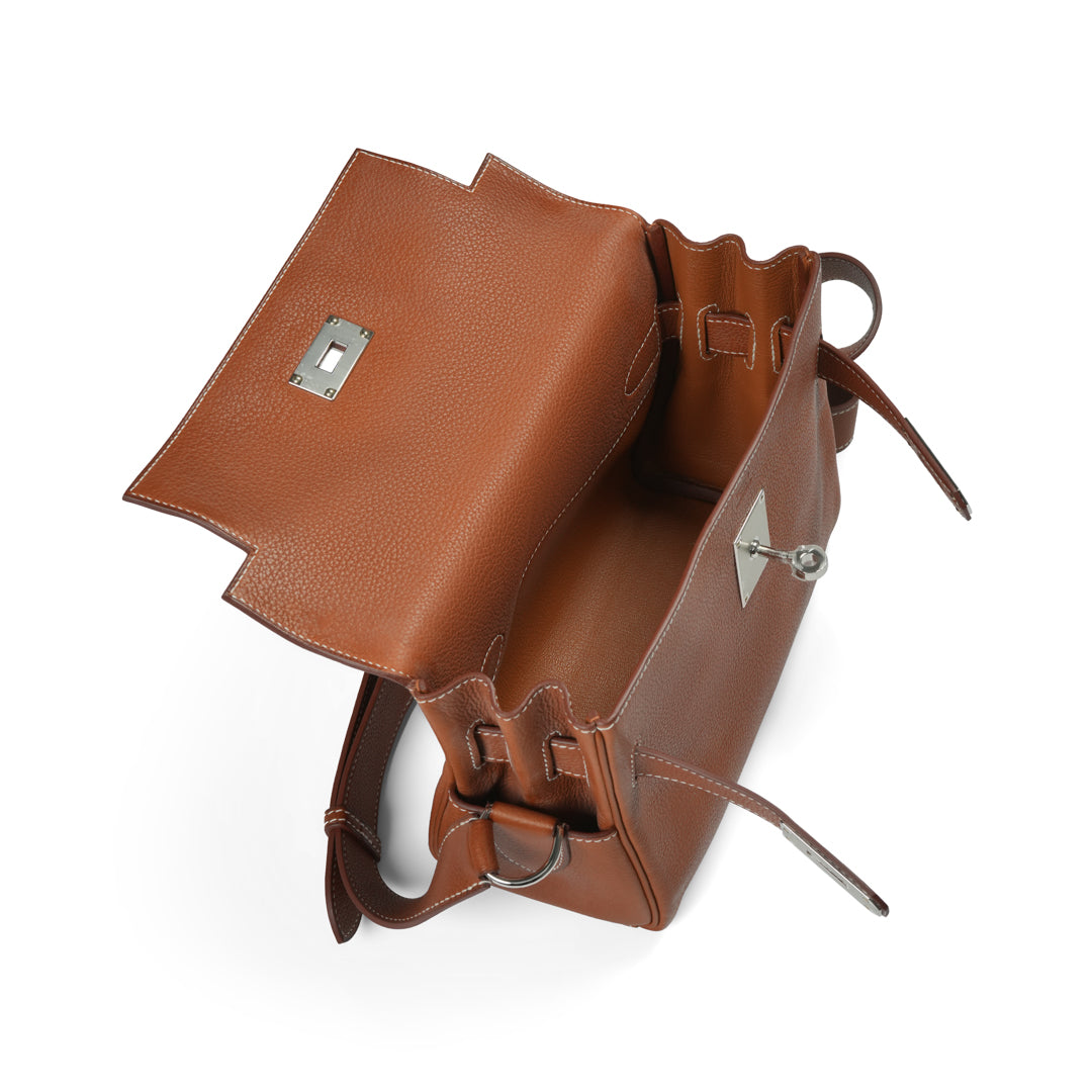 Hermès Kelly 25 Messenger Barenia Fauve- 2024