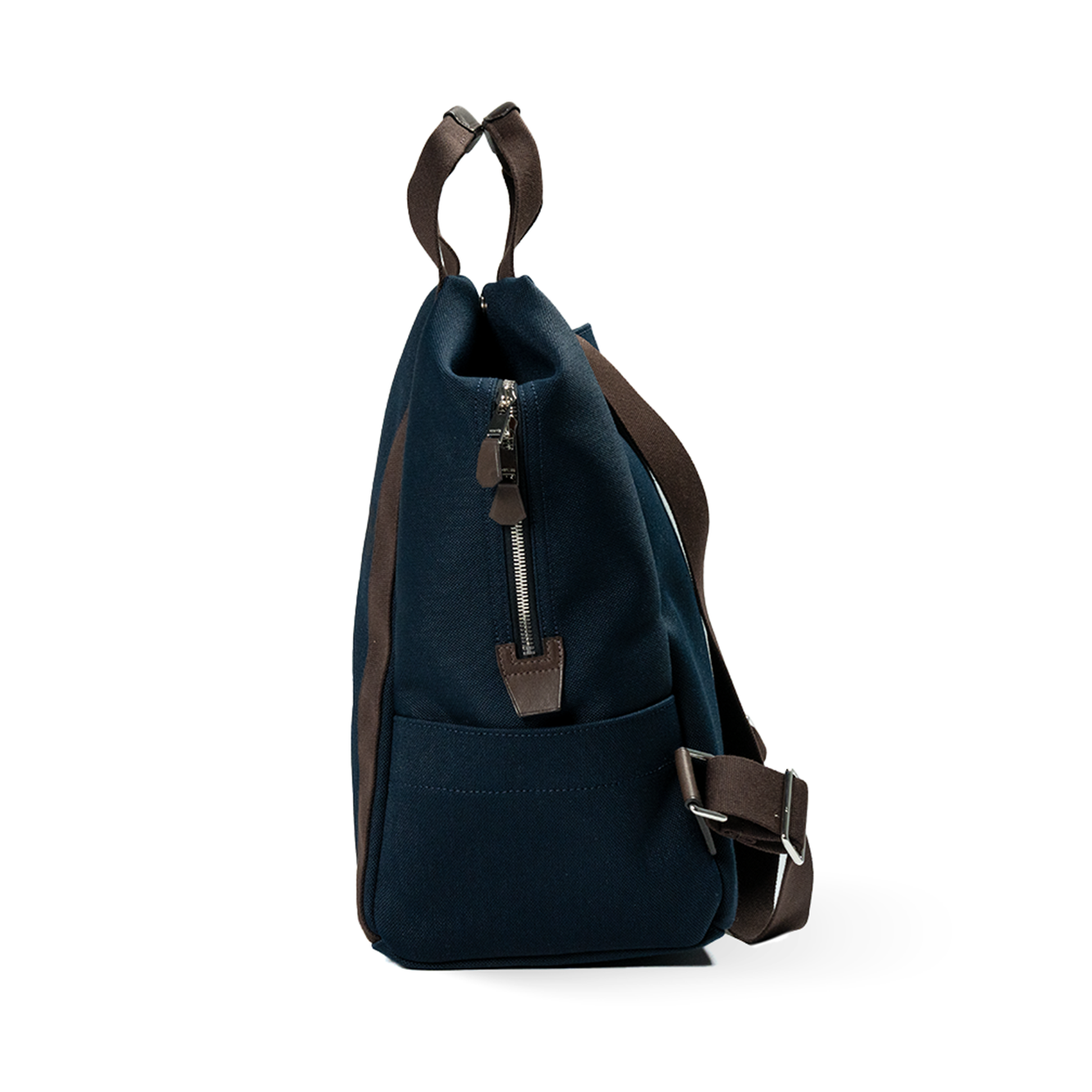 Hermès Groom Backpack Toile H Bleu Navy / Feu