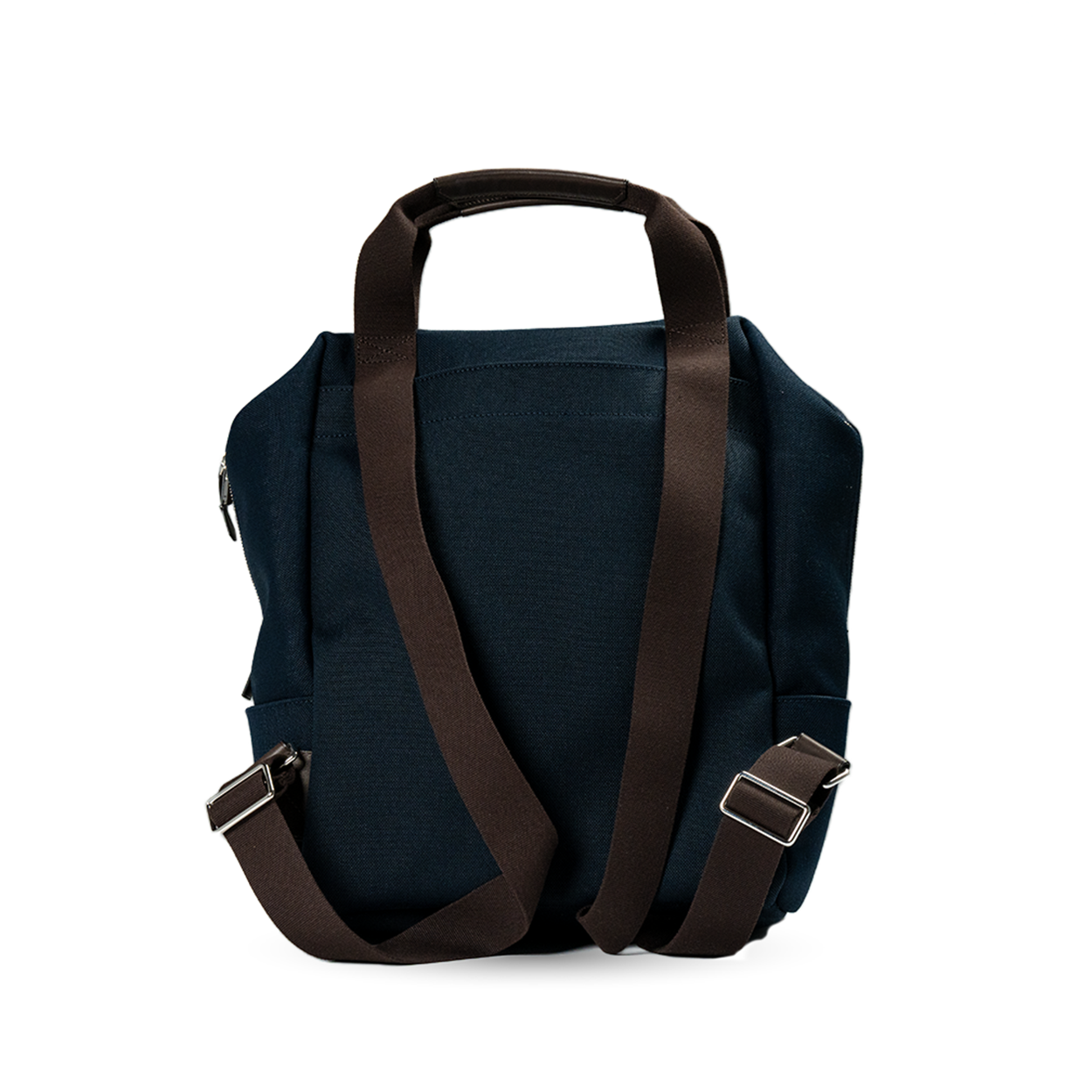 Hermès Groom Backpack Toile H Bleu Navy / Feu