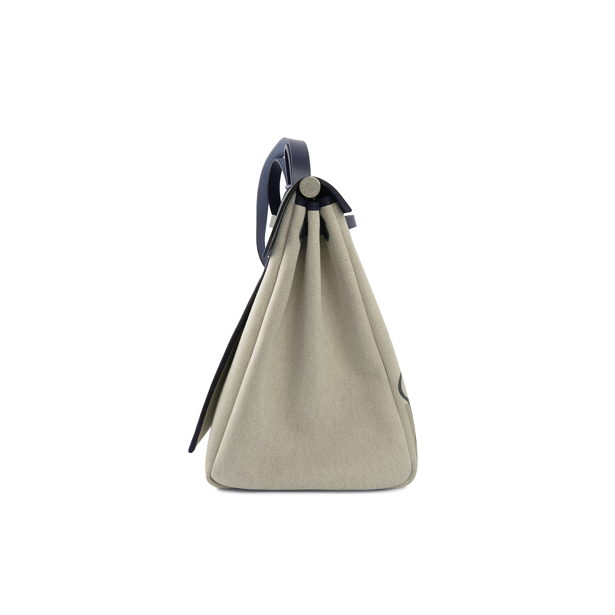 Hermès Herbag 50 Zip Cabine Écru H Plume / Vache Hunter Indigo