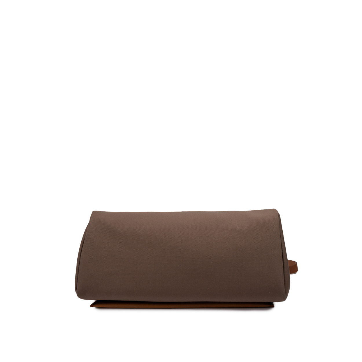 Hermès Herbag 50 Zip Cabine Toile H / Vache Hunter Gold / Étoupe Dune