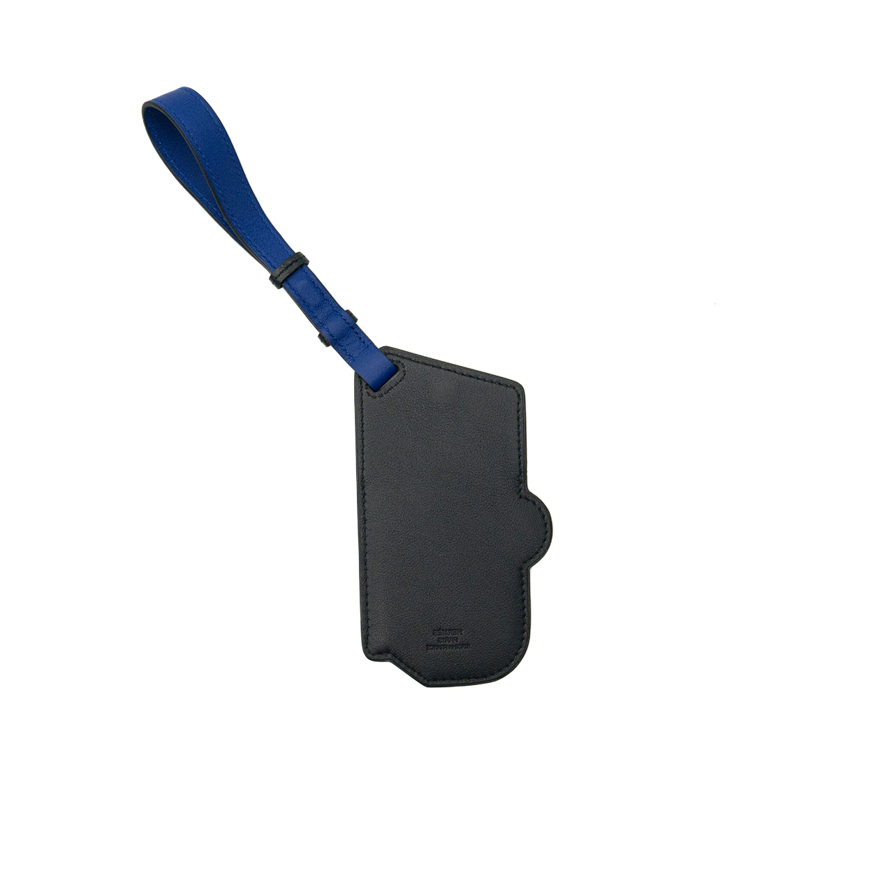 Hermès Room 24 Luggage Tag – Bleu Indigo, Black & Green