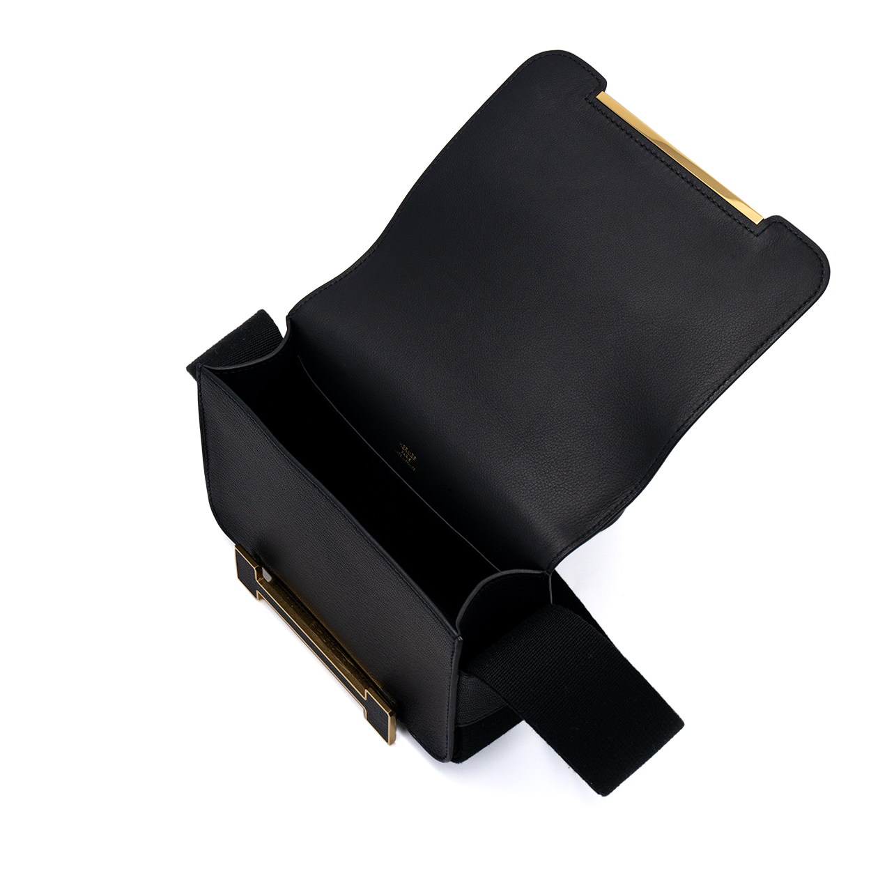 Hermès Geta Bag Chèvre Mysore / Swift Noir-2022