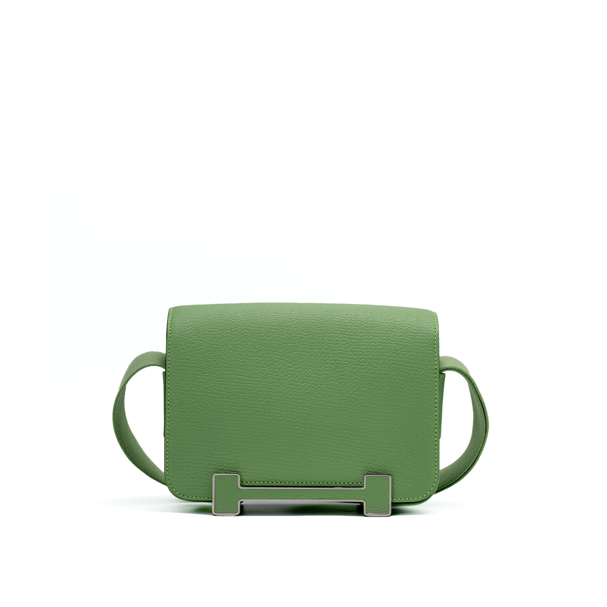 Hermès Geta Bag Chèvre Mysore / Swift Vert Criquet- 2023
