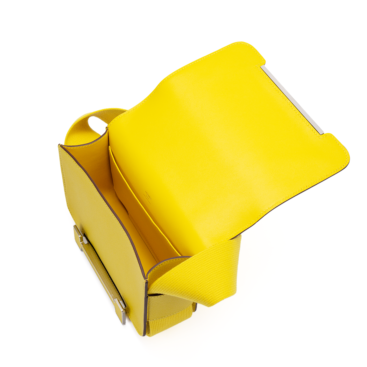 Hermès Geta Bag Chèvre Mysore / Swift Jaune de Naples - 2023
