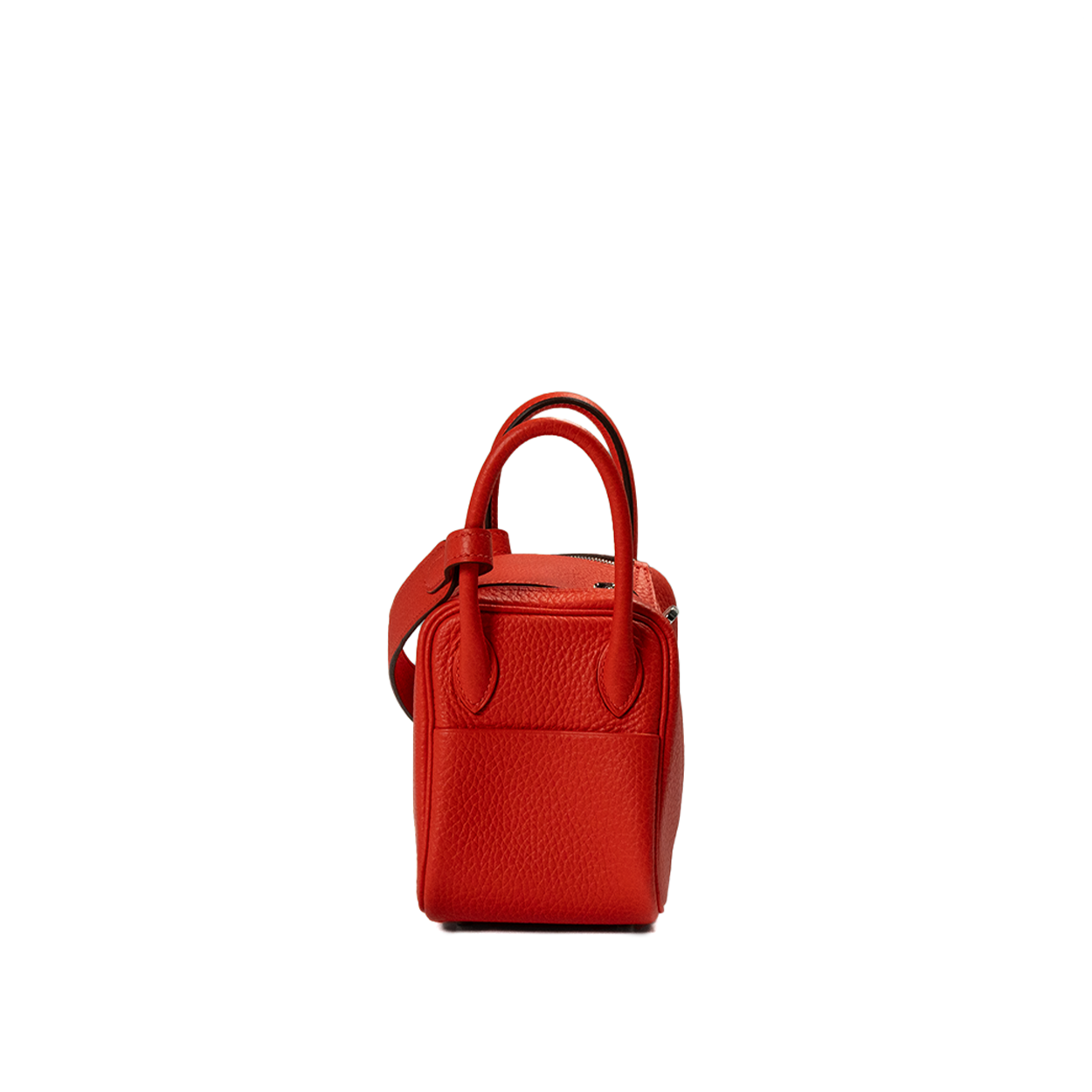 Hermès Mini Lindy 20 Taurillon Clémence Orange Field- 2024