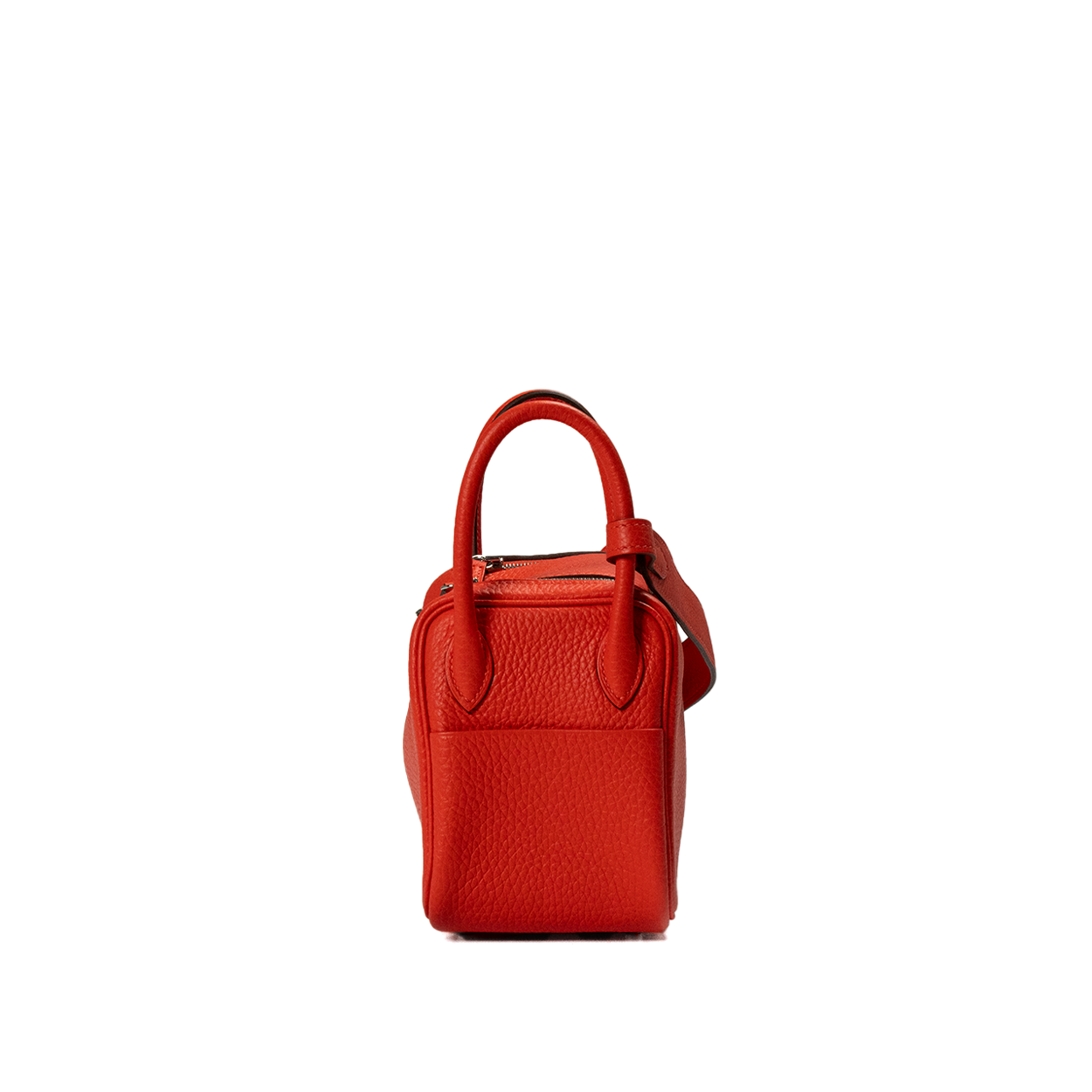 Hermès Mini Lindy 20 Taurillon Clémence Orange Field- 2024