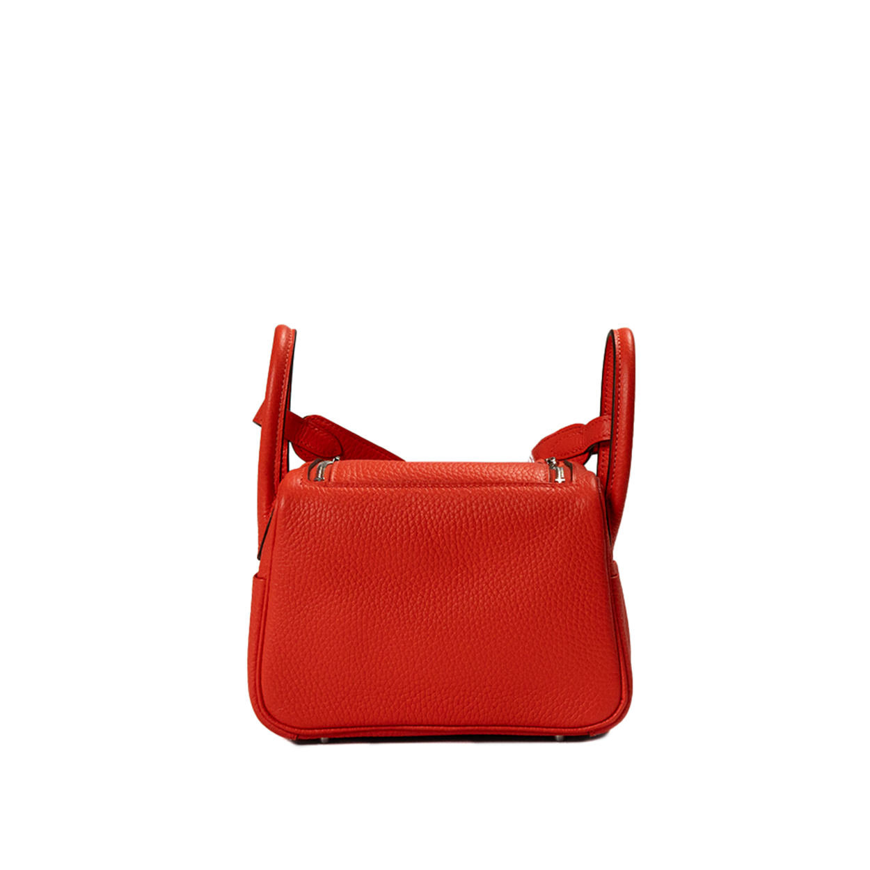Hermès Mini Lindy 20 Taurillon Clémence Orange Field- 2024