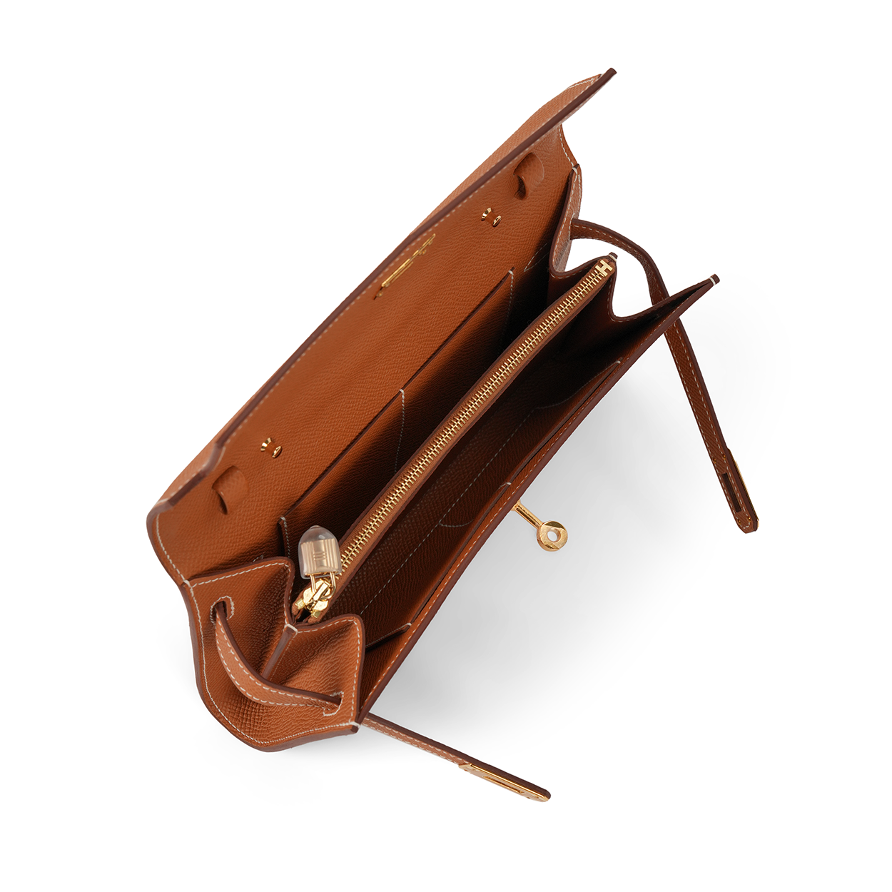 Hermès Kelly To Go Wallet Epsom Gold