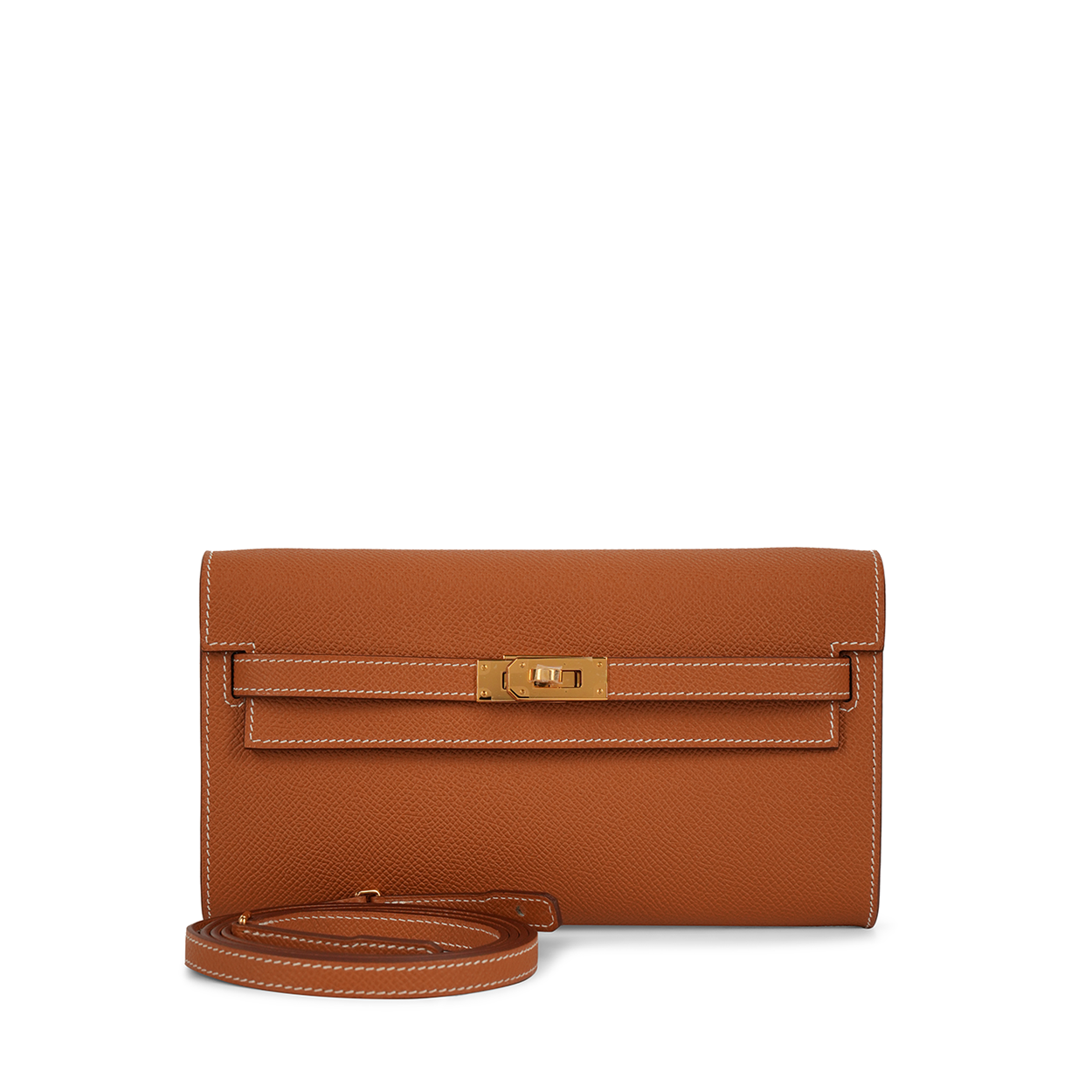 Hermès Kelly To Go Wallet Epsom Gold