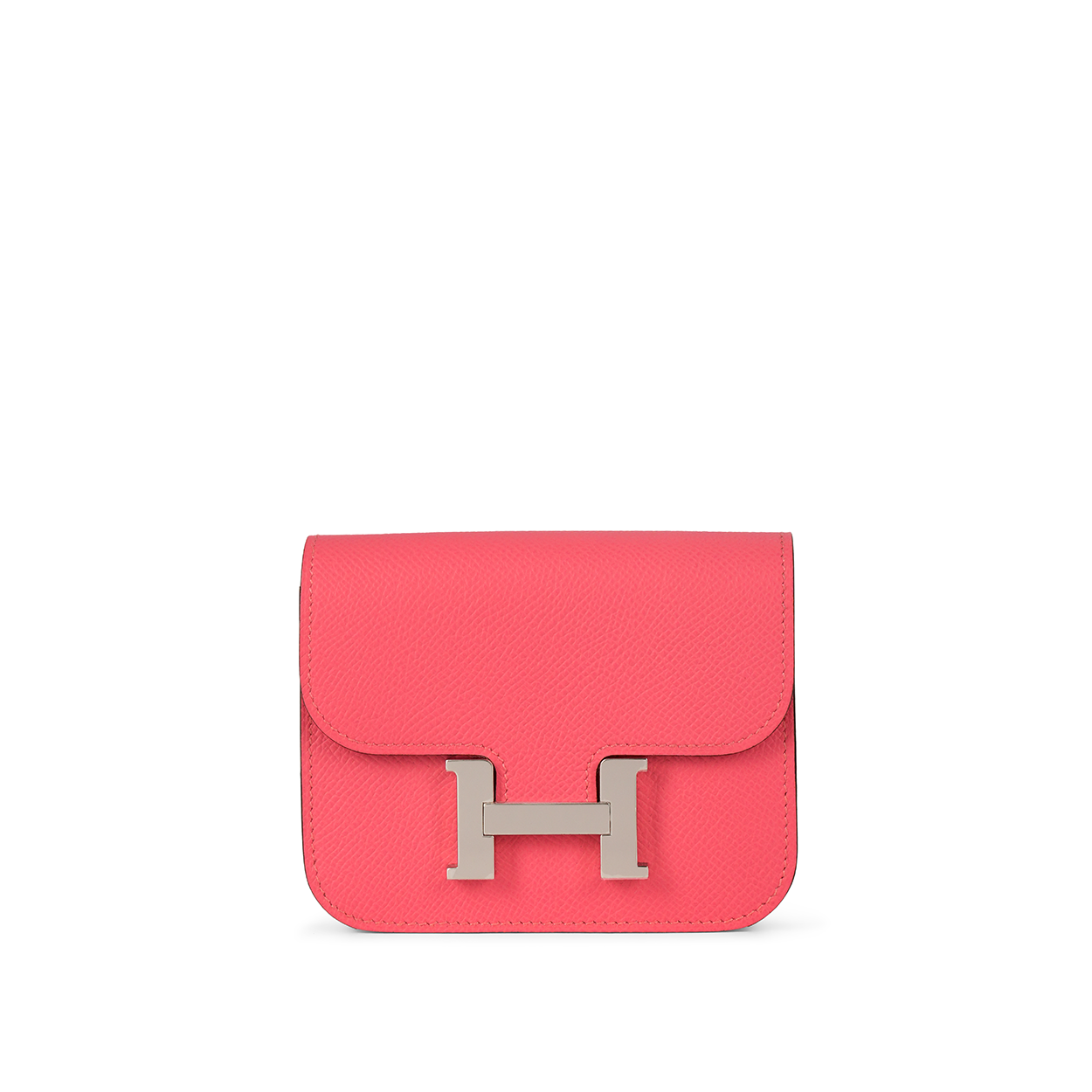 Hermès Constance Slim Wallet Epsom Rose Azalee