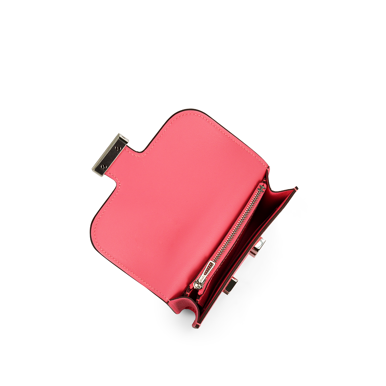 Hermès Constance Slim Wallet Epsom Rose Azalee