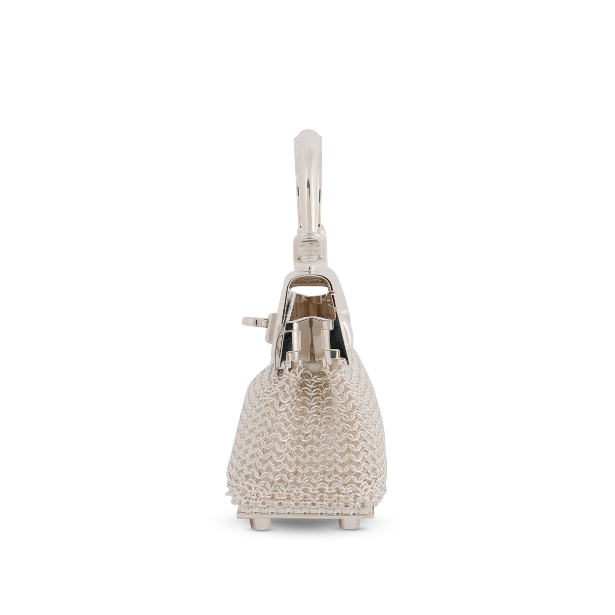 Hermès LIMITED EDITION Mini Kelly Sterling Silver Kellymorphose Sac Bijou D’argent - 2025