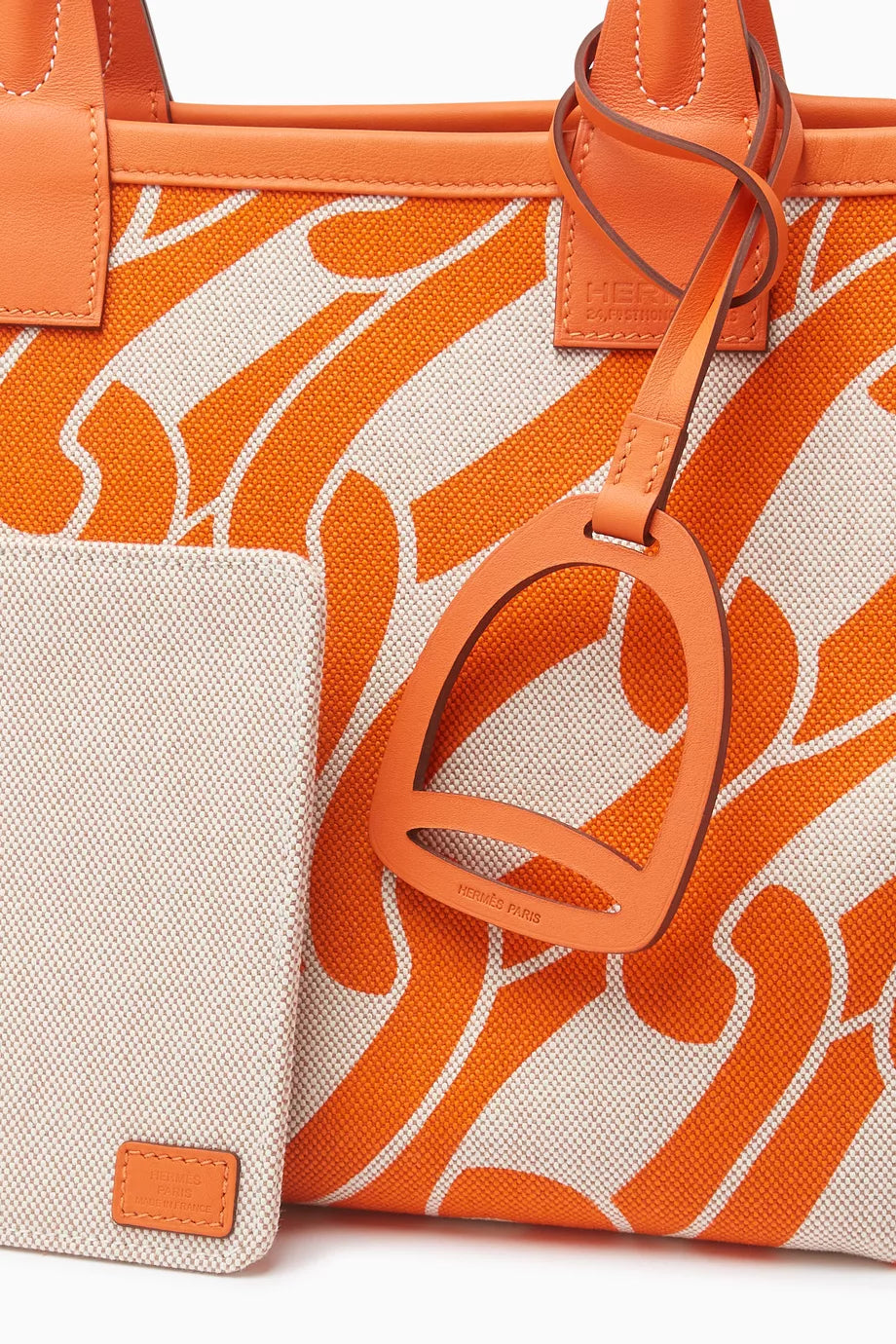 Hermès Steeple 25 Bag - Swift Toile Canvas Maillons & Co