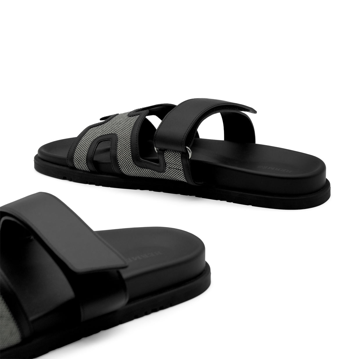 Hermès Chypre sandal - Prunoir/Noir (45)