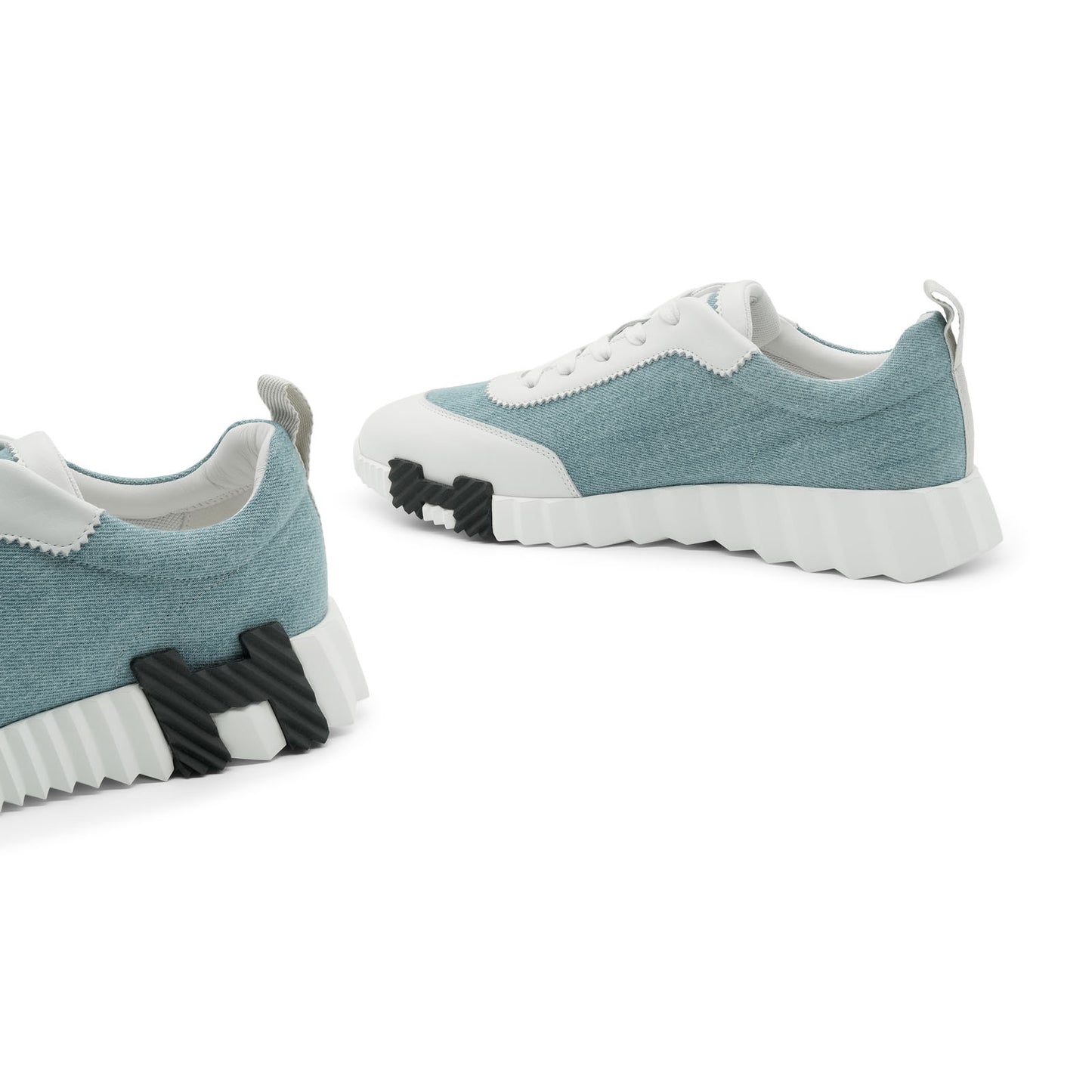 Hermès Bouncing Sneaker - Bleu Clair/Blanc (40.5)