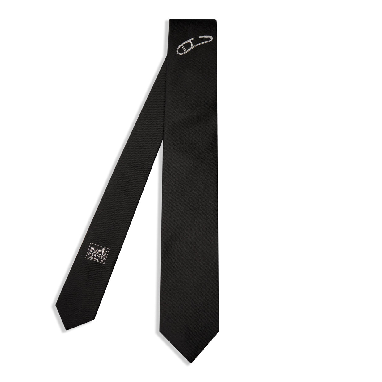 Hermès Chaine d'Ancre Punk Silk Tie