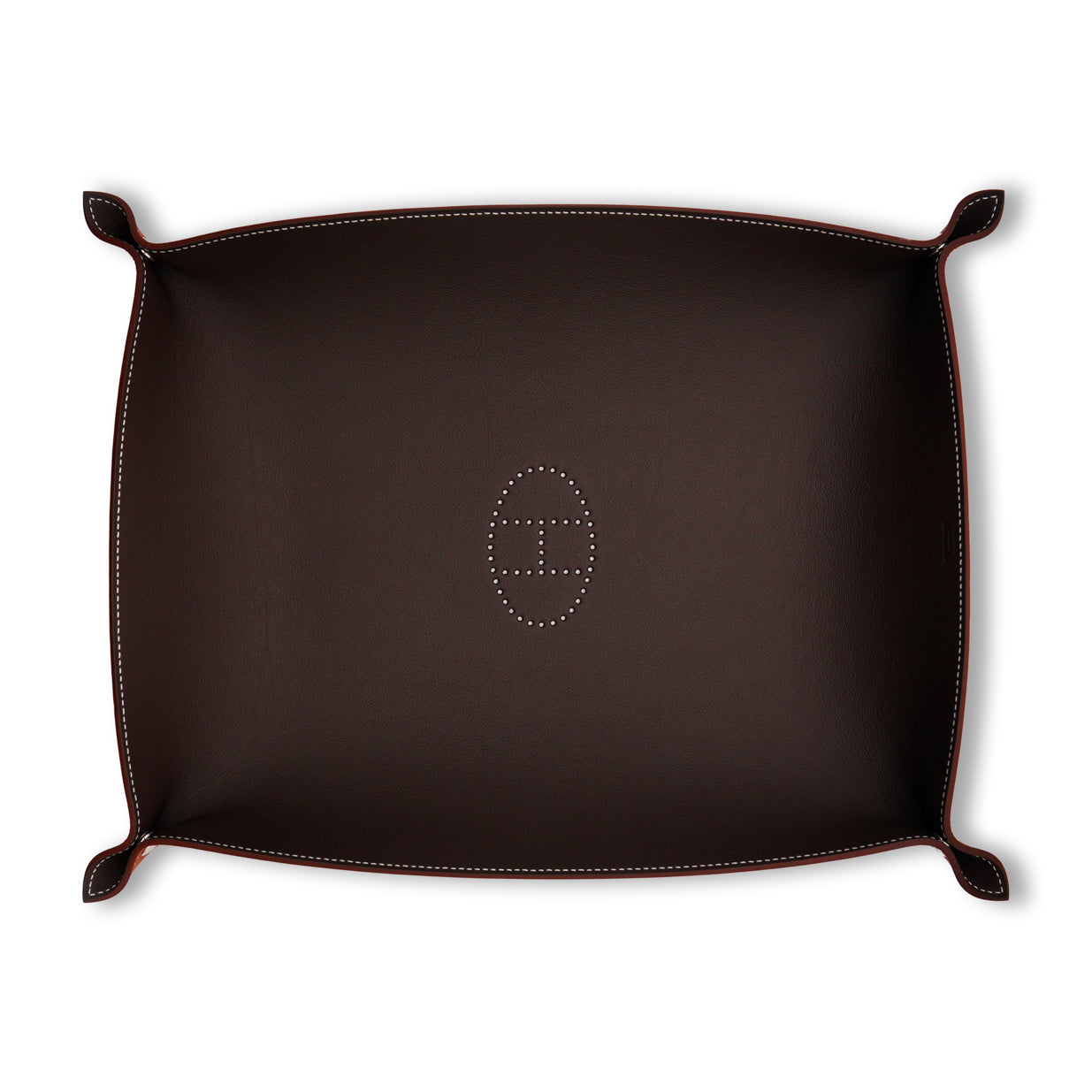 Hermès Mises et Relances Desk Mail Tray - Ébène/Fauve