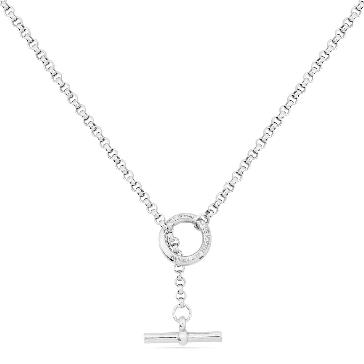 Hermès Chaîne d’Ancre Enchaînée Pendant Necklace (Large Model)