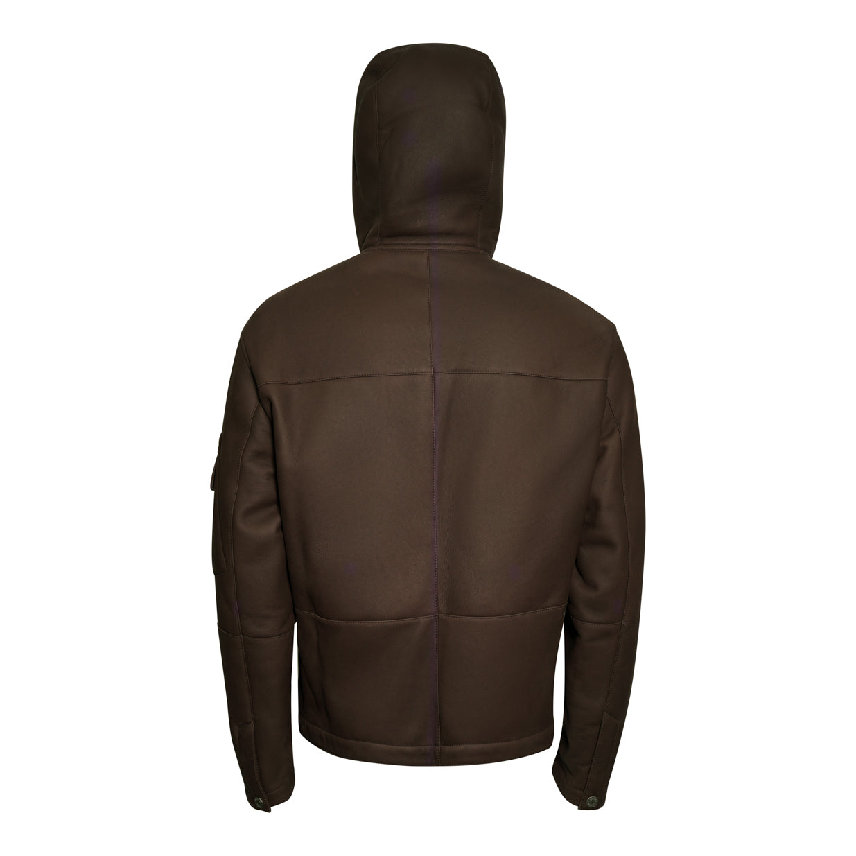 Hermès Lambskin & Shearling Hood Jacket (50)