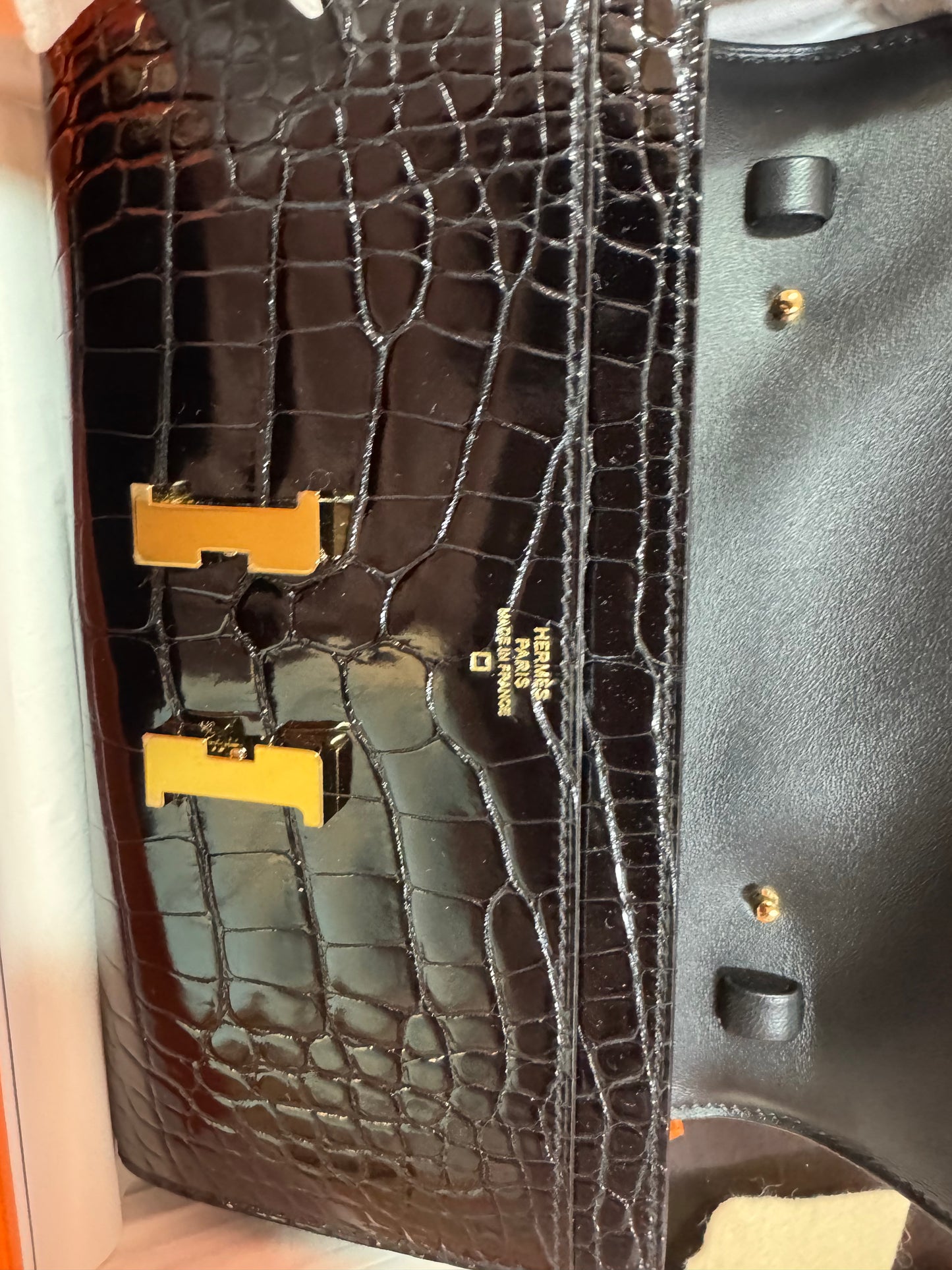 Hermès Constance To Go Alli Missi Lisse Noir