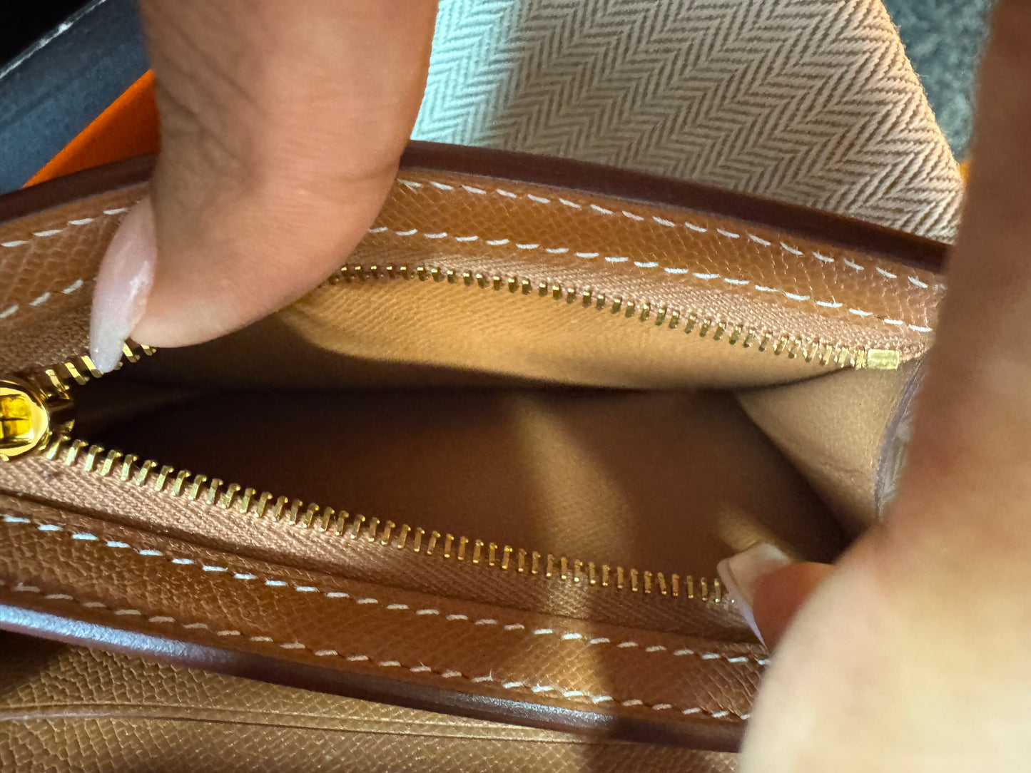Hermès Kelly Pocket Slim Wallet Gold Epsom
