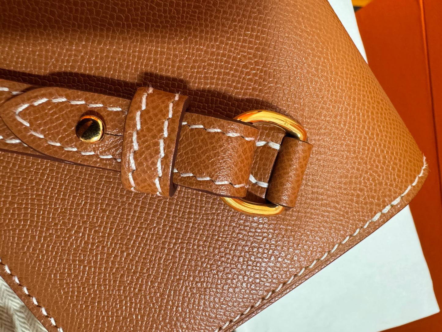 Hermès Kelly Pocket Slim Wallet Gold Epsom