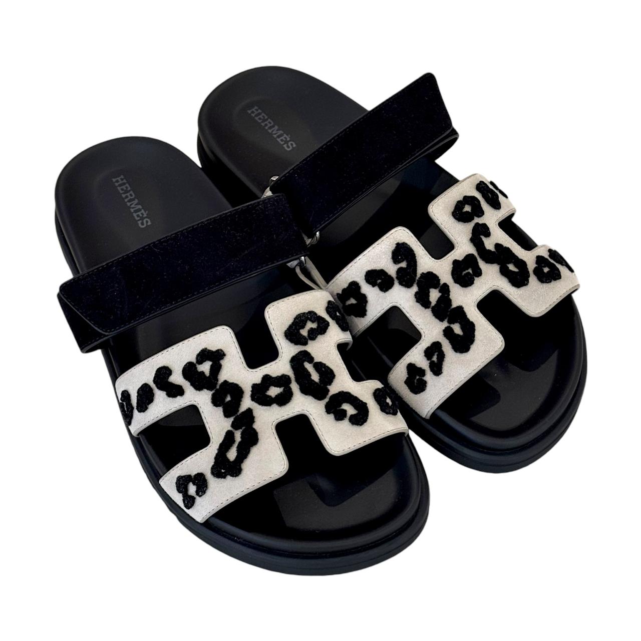 Chypre Sandal (Beige Esquisse, Noir Suede)
