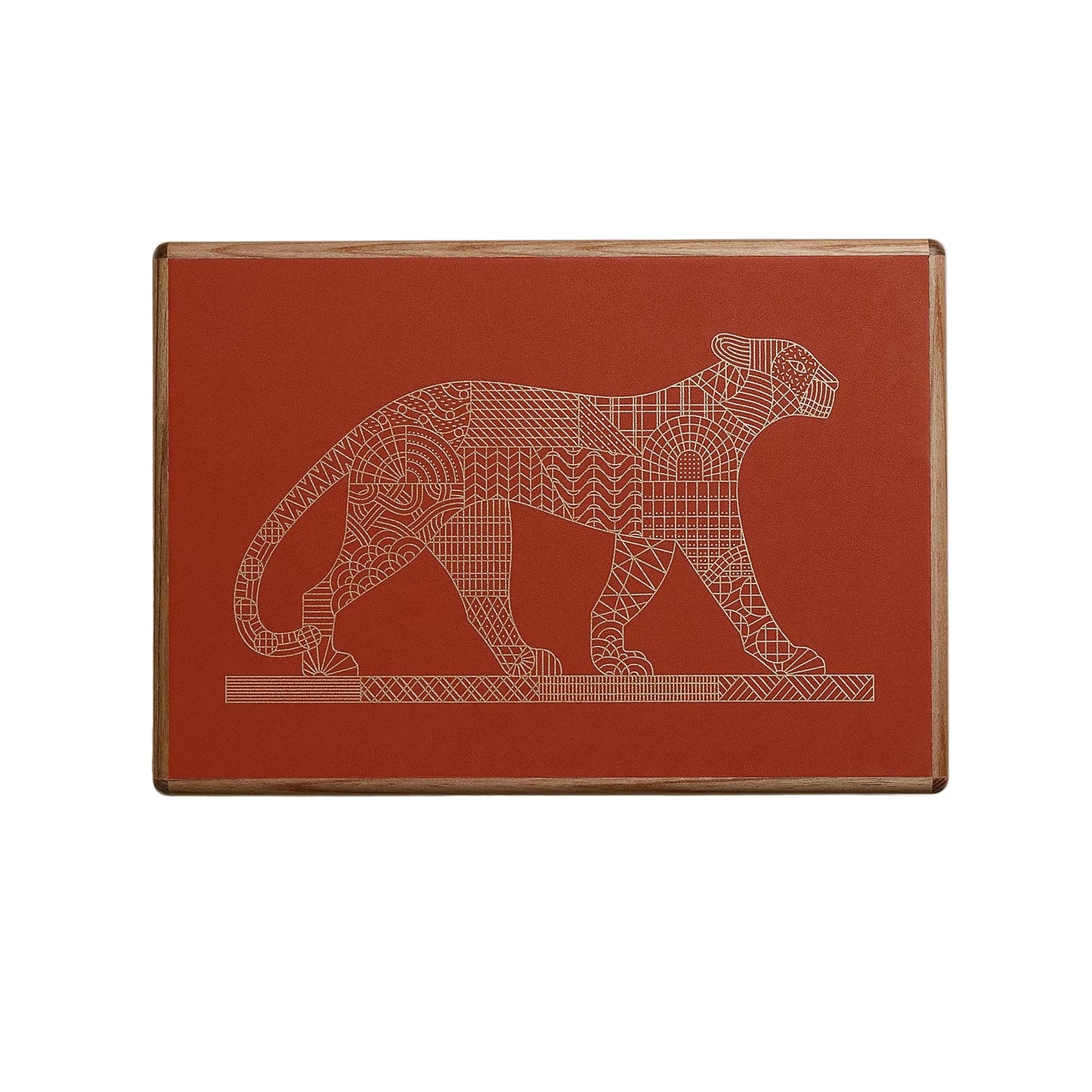 Hermès Amalthee Panthera Deco watch and jewelry box, large model