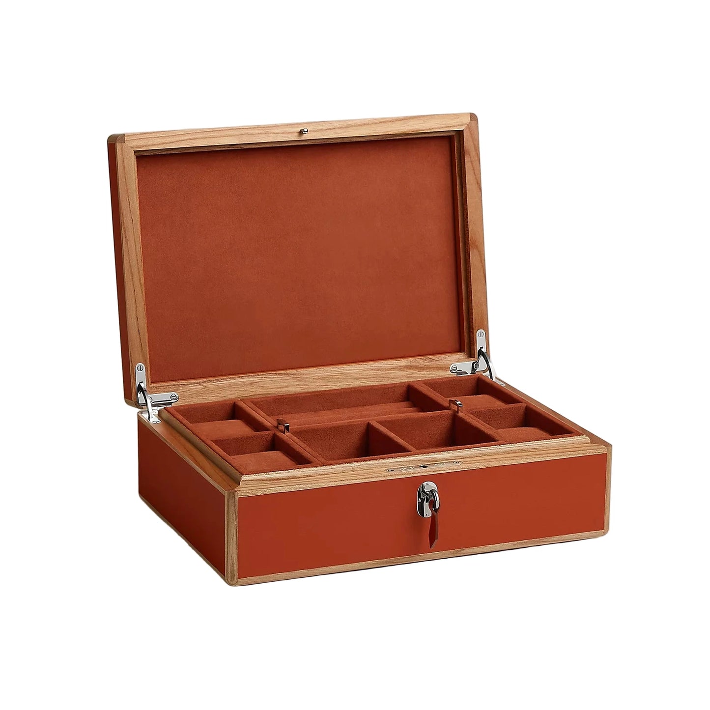 Hermès Amalthee Panthera Deco watch and jewelry box, large model