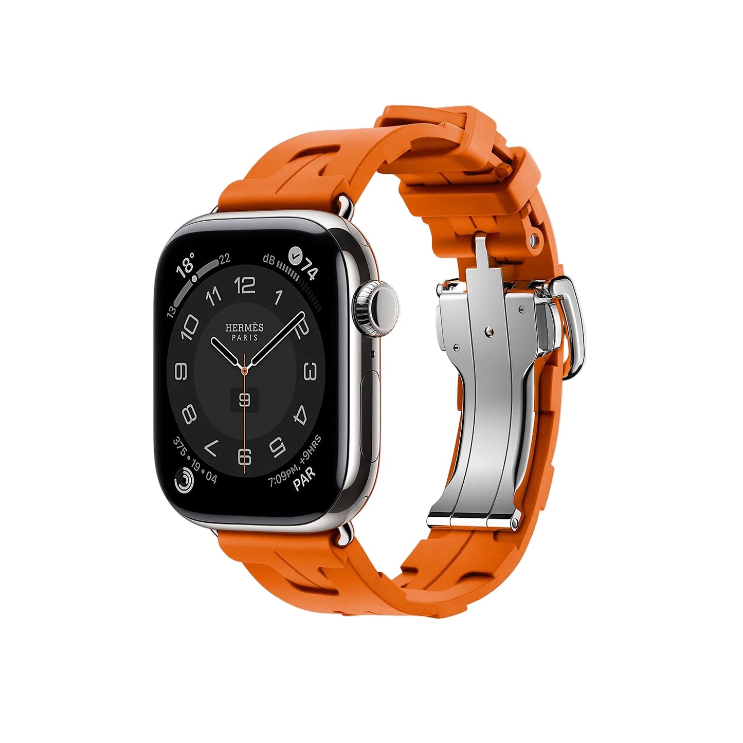 Hermès Band Apple Watch Single Tour 42 mm Deployment Buckle Kilim