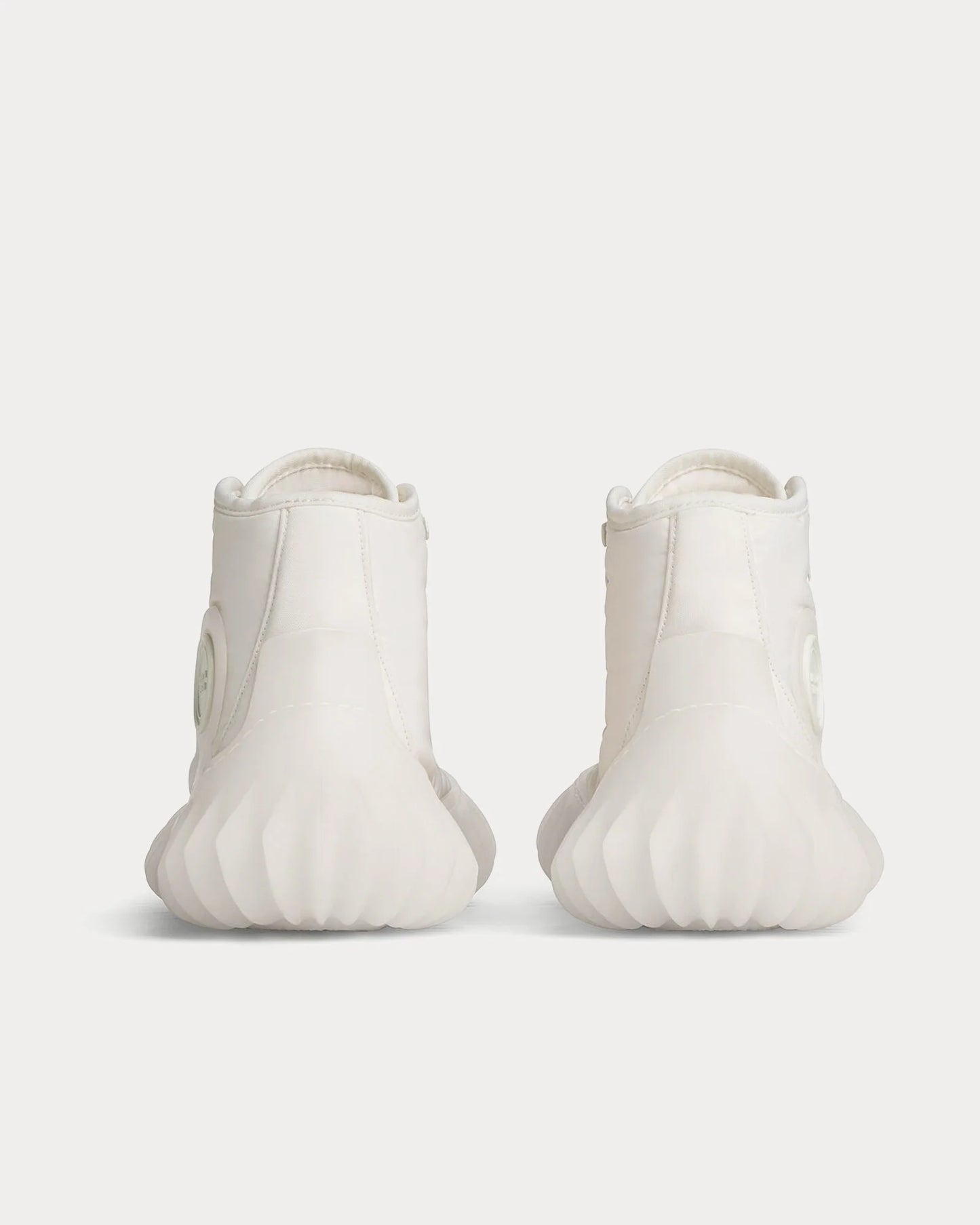 Bottega Veneta - Denver Optic White High Top Sneakers (44)