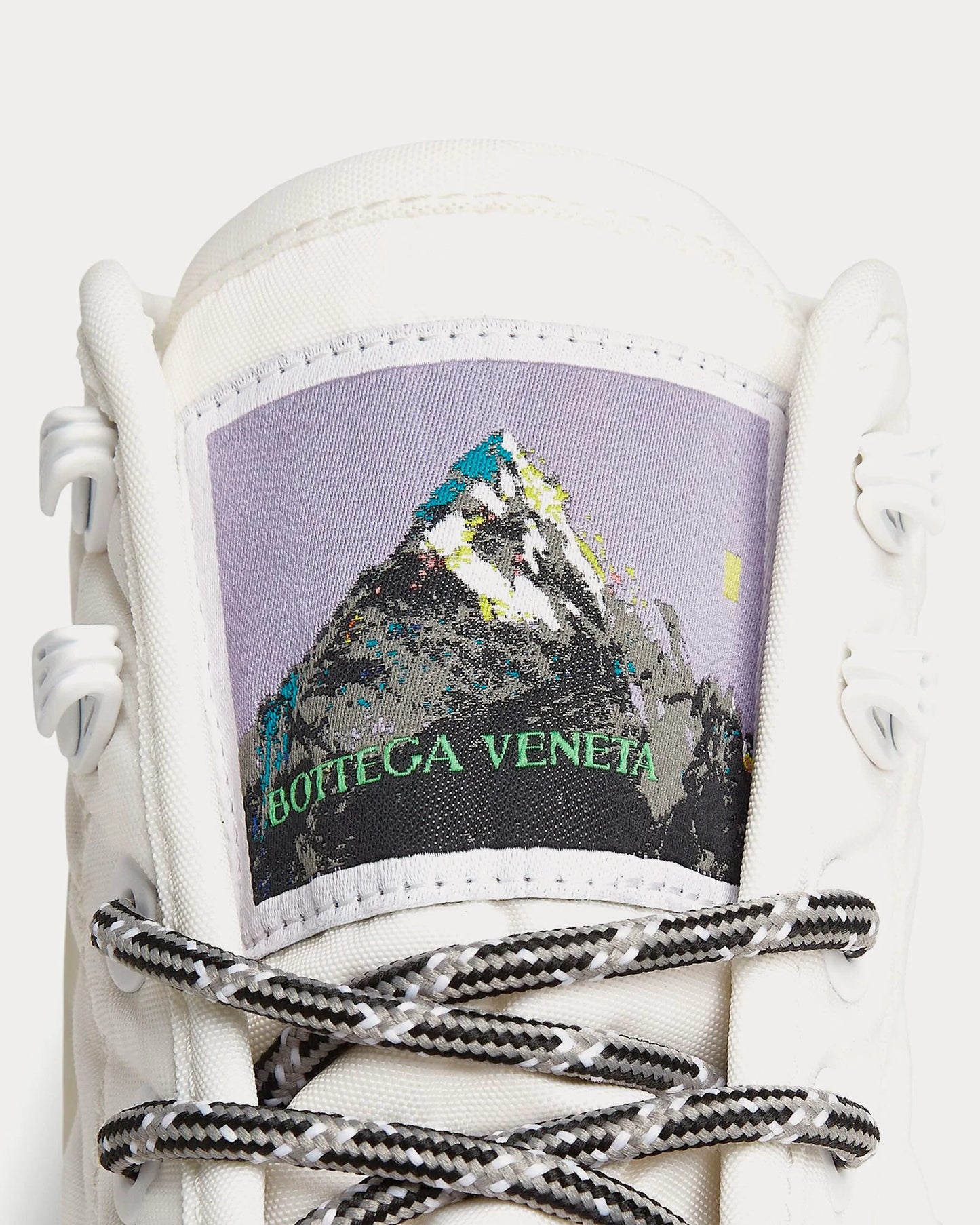 Bottega Veneta - Denver Optic White High Top Sneakers (44)