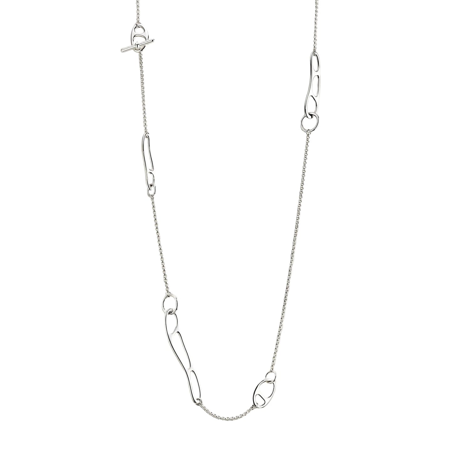 Hermès Chaine D'ancre Punk Long Necklace