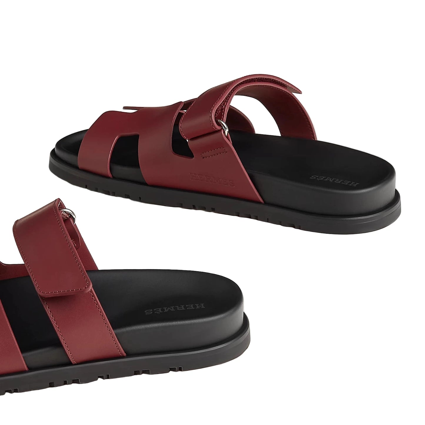 Hermès Chypre Sandal (Rouge H) (39.5)