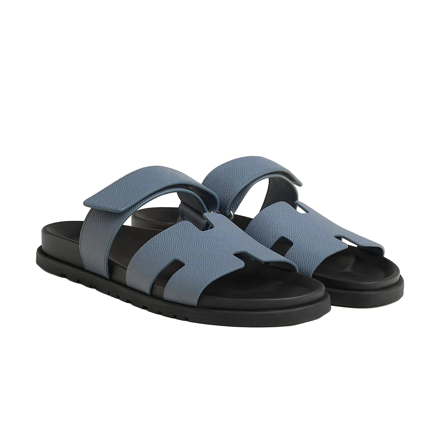 Hermès Chypre Sandal Size : 43.5 (Epsom Blue Grignon)