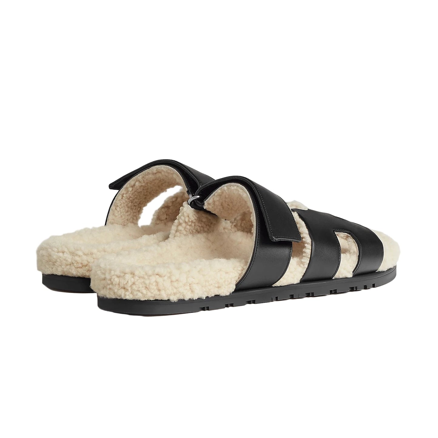 Hermès Chypre Sandal 43.5 (Noir/Écru) (Copy)