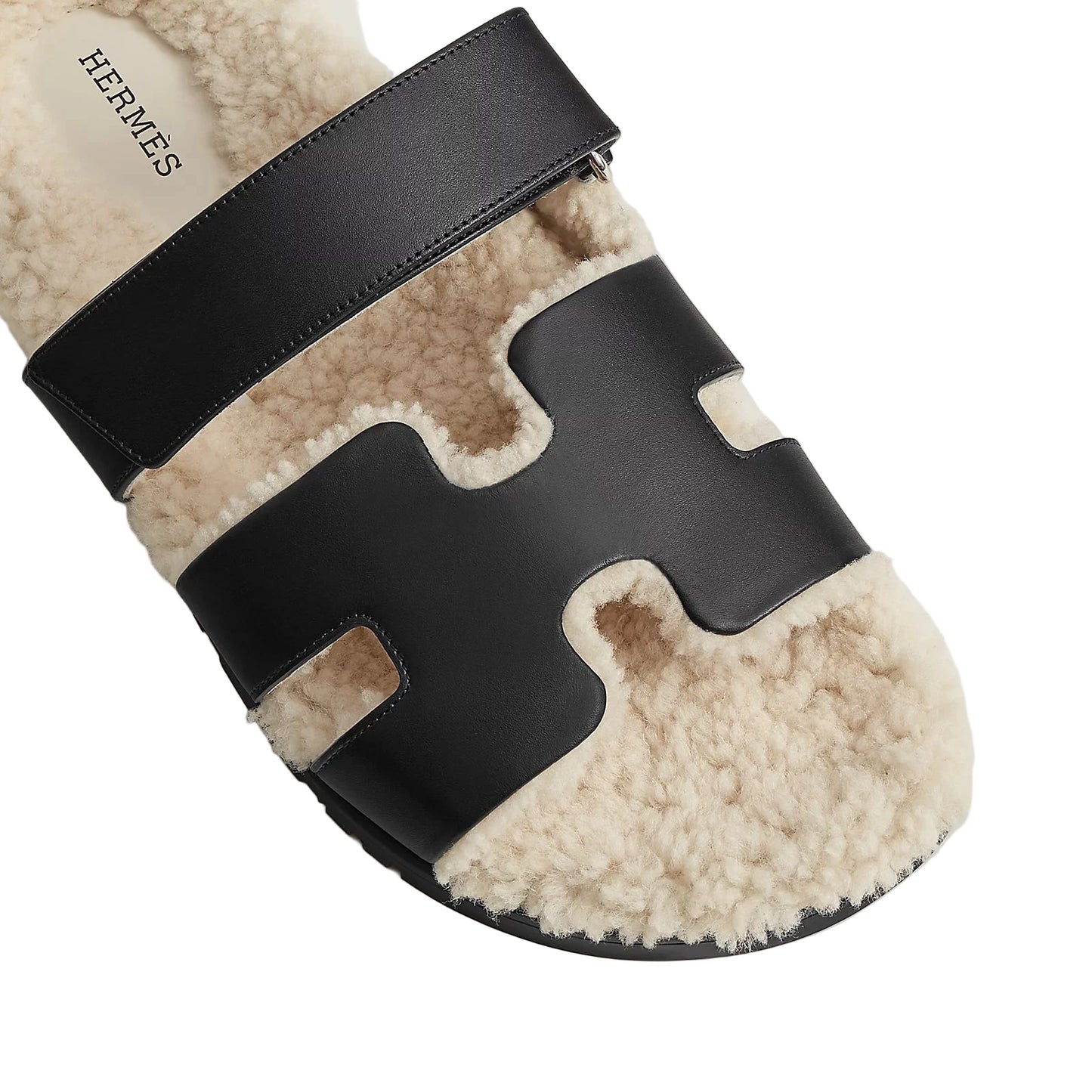 Hermès Chypre Sandal 43.5 (Noir/Écru) (Copy)