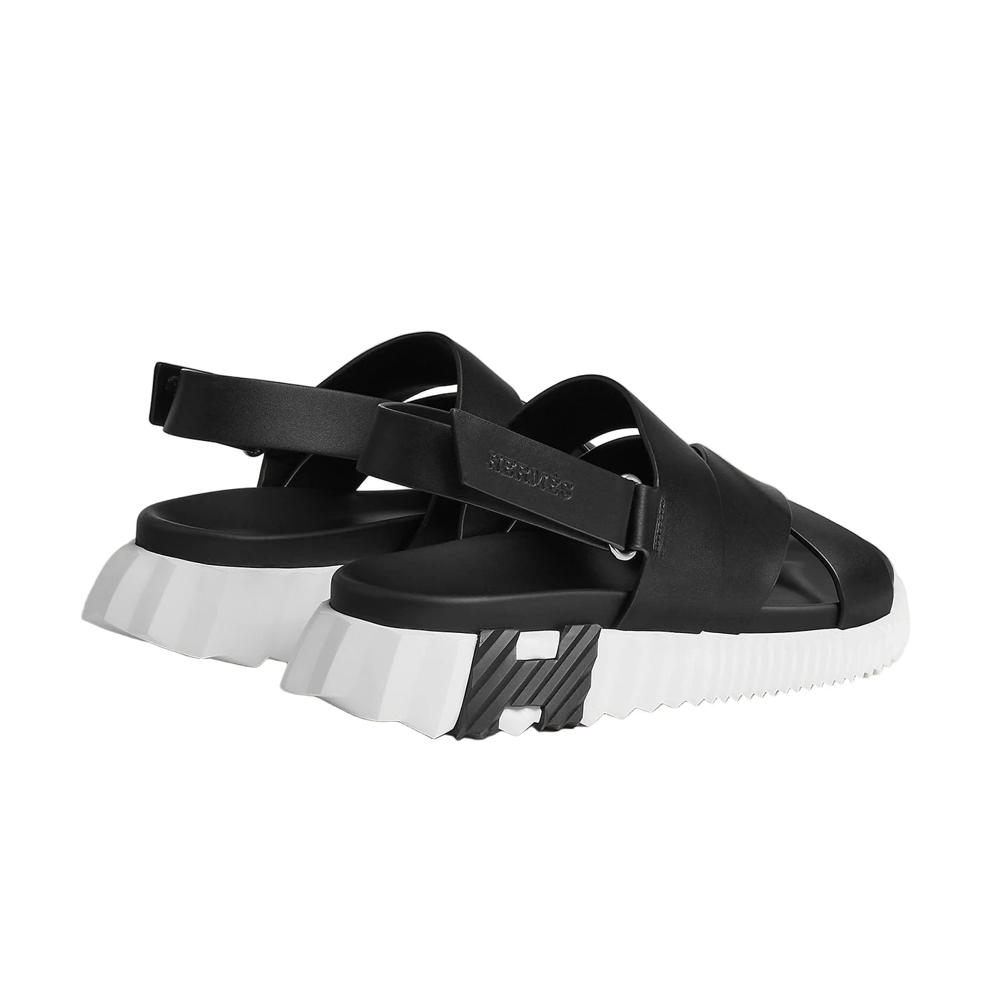 Hermès Electric Sandal (Noir) (46)