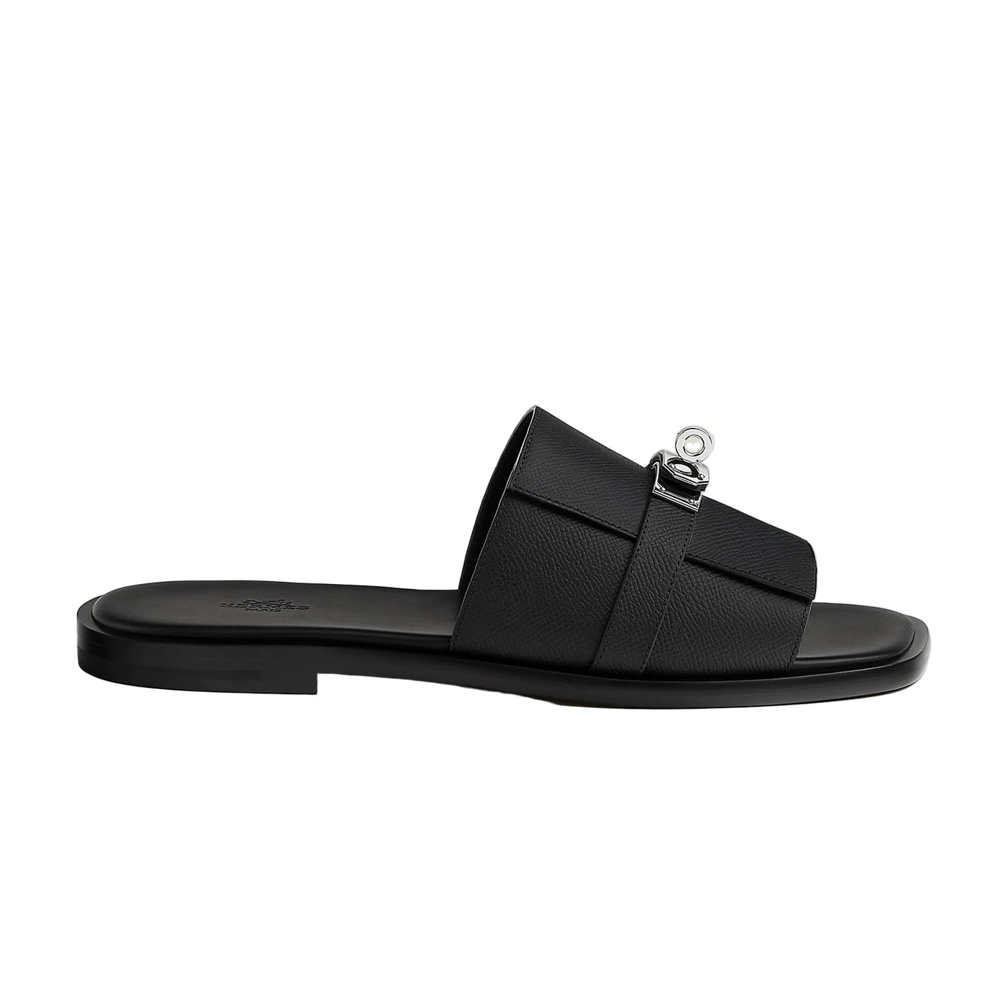 Hermès Gabriel Sandal (Noir, canvas) (45)