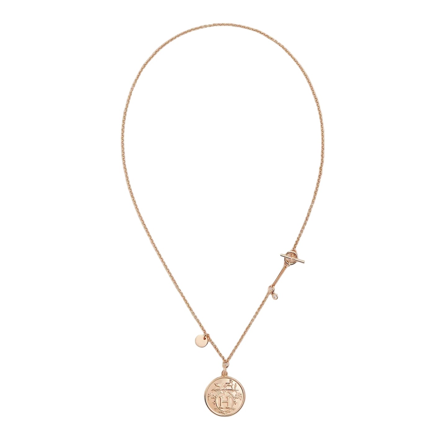 Hermès Ex-Libris necklace, medium model