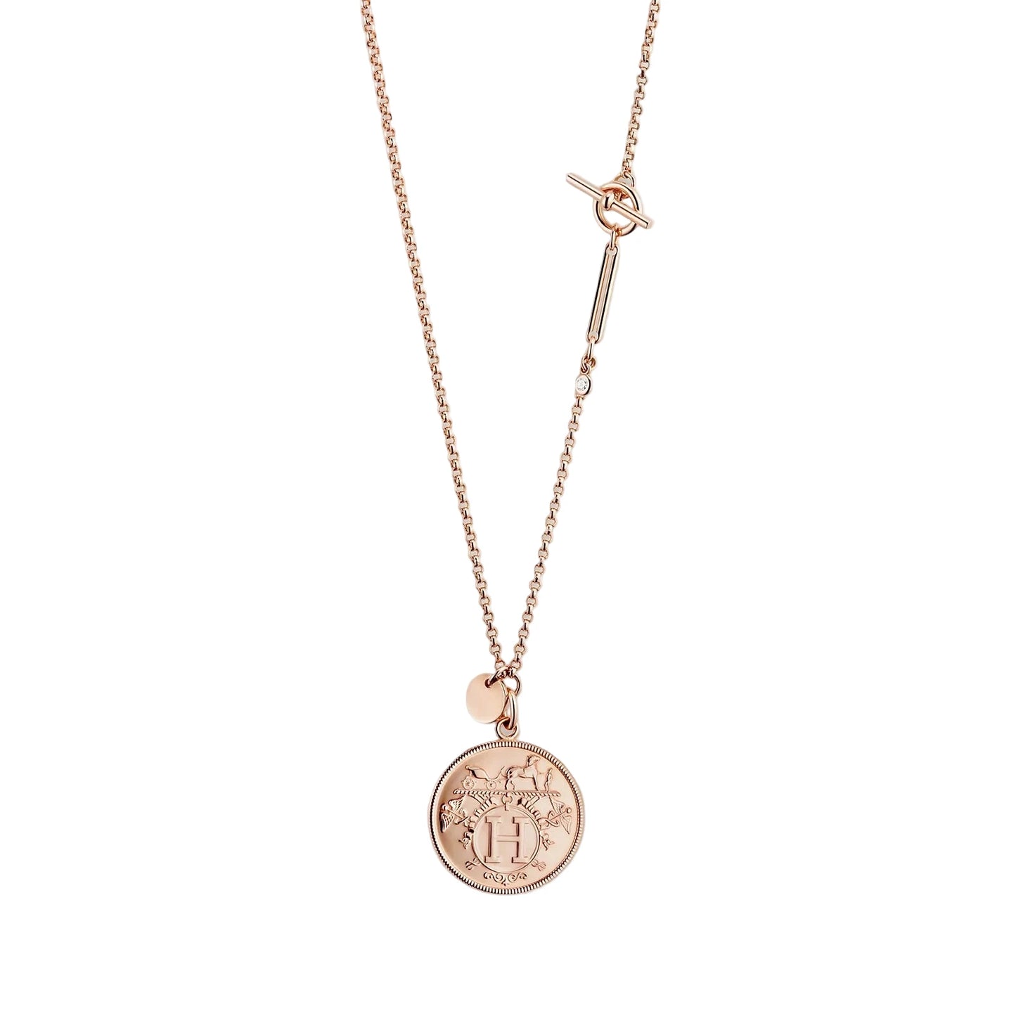Hermès Ex-Libris necklace, medium model