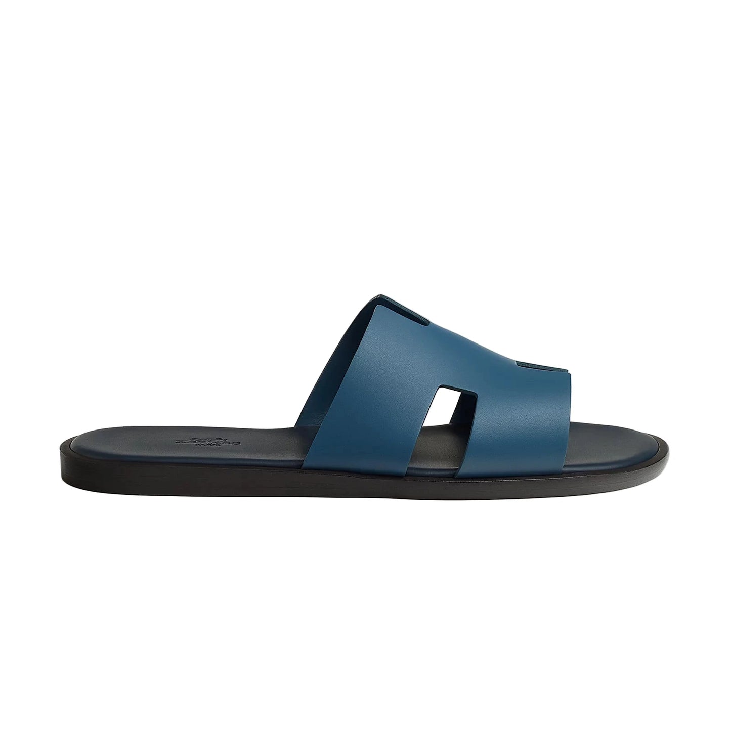 Hermès Izmir Sandal Size: 44.5 (Bleu Turquin/Marine)