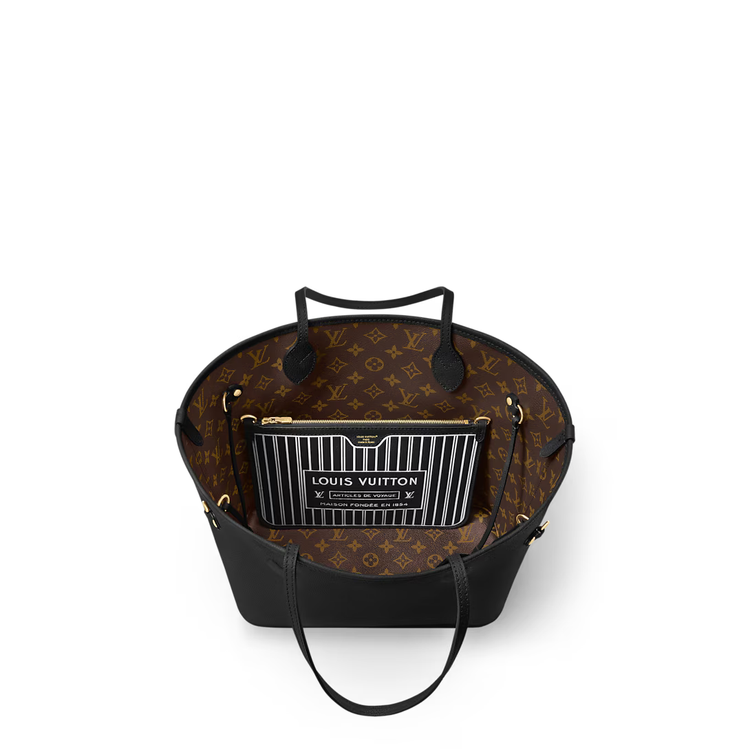 Louis Vuitton Neverfull Inside Out MM (Black)