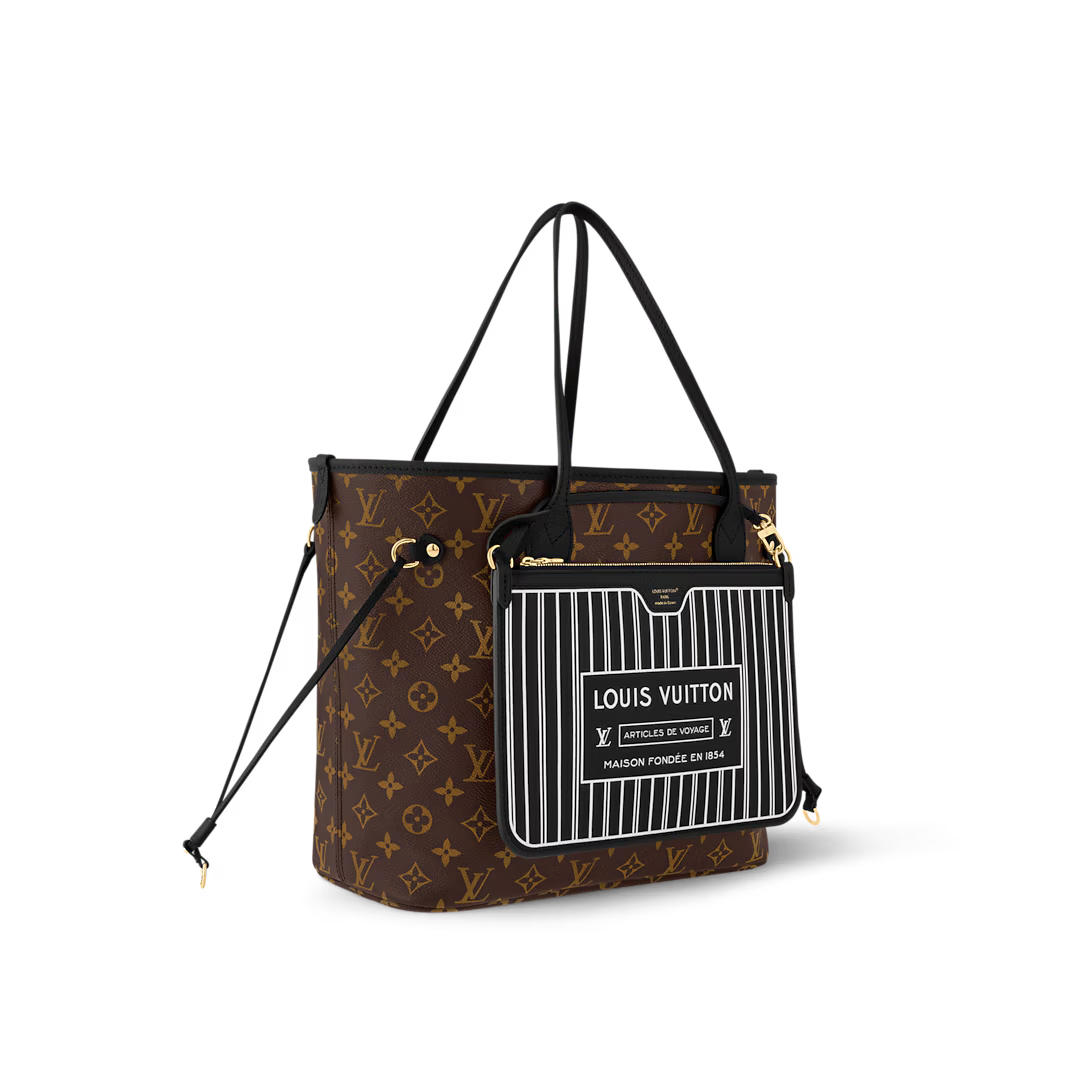 Louis Vuitton Neverfull Inside Out MM (Black)