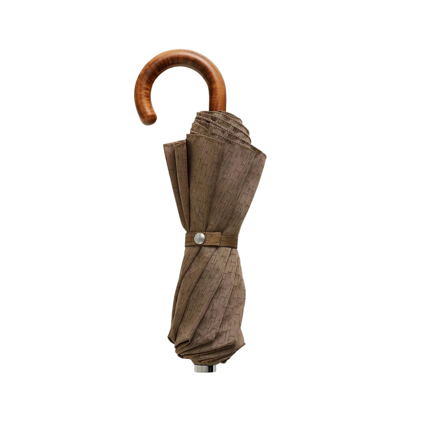 Hermès Pluie de H folding umbrella ( Étoupe )