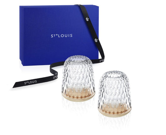 ST LOUIS - SMALL CLEAR WOOD PHOTOPHORES SET (FOLIA LINE)
